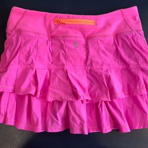 IVIVVA active wear pink running skort